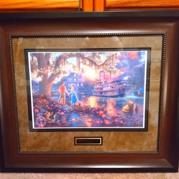 "The Princess And The Frog" By Thomas Kincade - Picture 2 of 7
